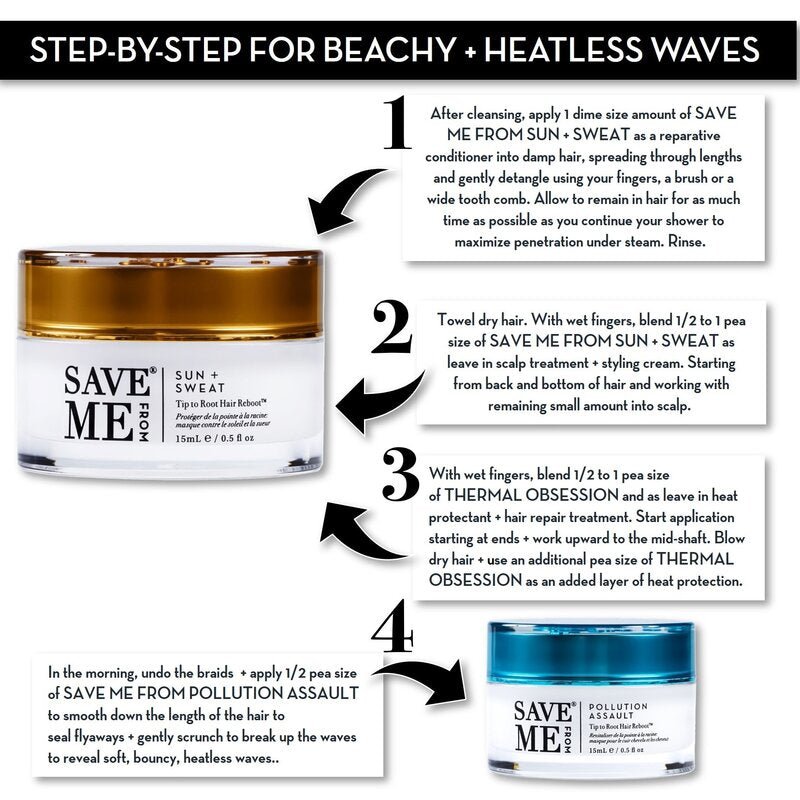 BEACHY HEATLESS WAVES HAIR REPAIR BUNDLE