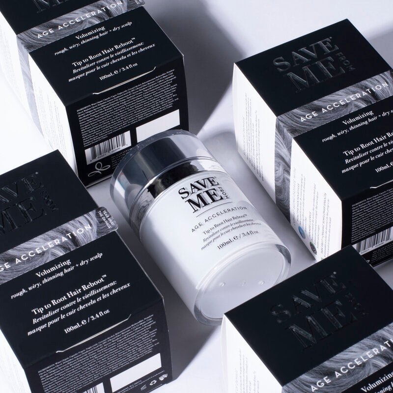 SAVE ME FROM AGE ACCELERATION HAIR REPAIR - Concentrated Bonding Cream-to-Serum Treatments for Hair Loss and Breakage