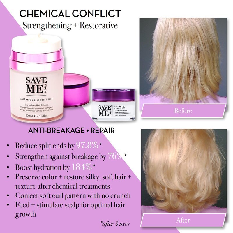 save me from chemical conflict hair repair treatment results